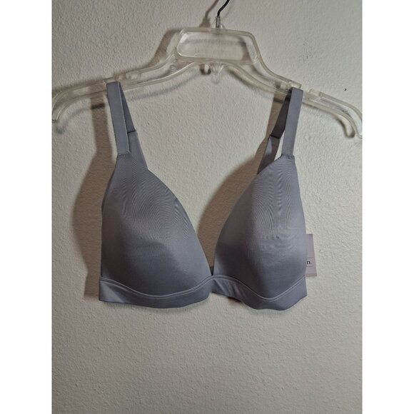 NWT Auden Bra Lined Wirefree Gray Women's Size 34DD - Picture 1 of 5